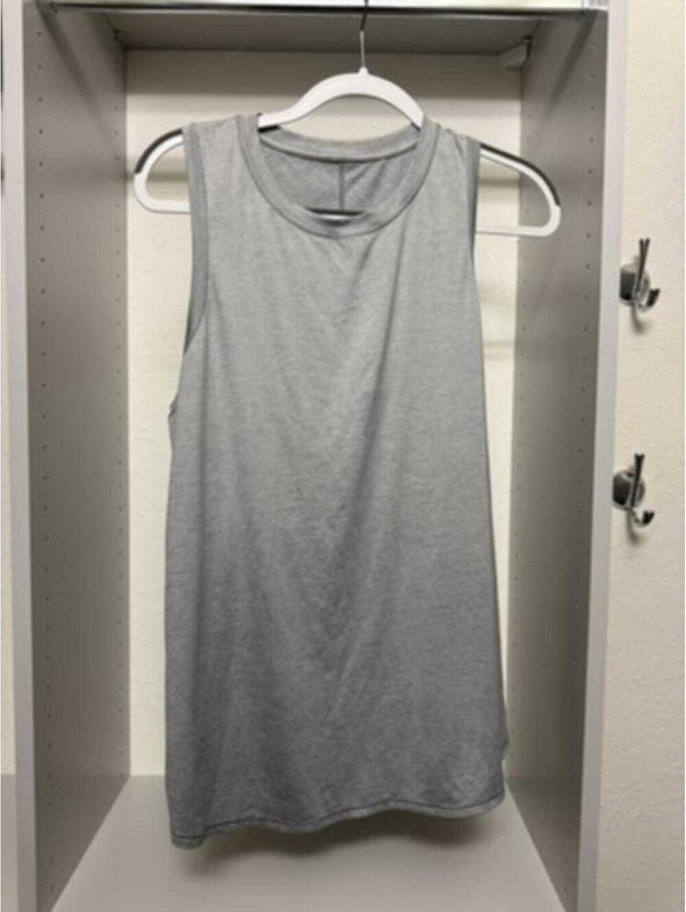CRZ Yoga Gray Sleeveless Workout Tank Top Size XL